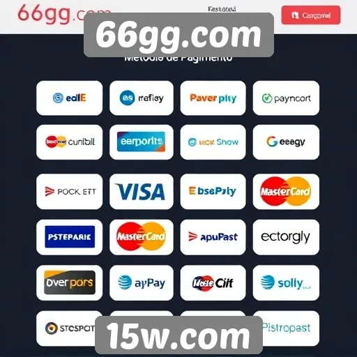 Exploração dos métodos de pagamento disponíveis no 66gg.com